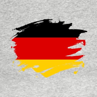 Germany Paint Splatter flag - German Pride Design T-Shirt